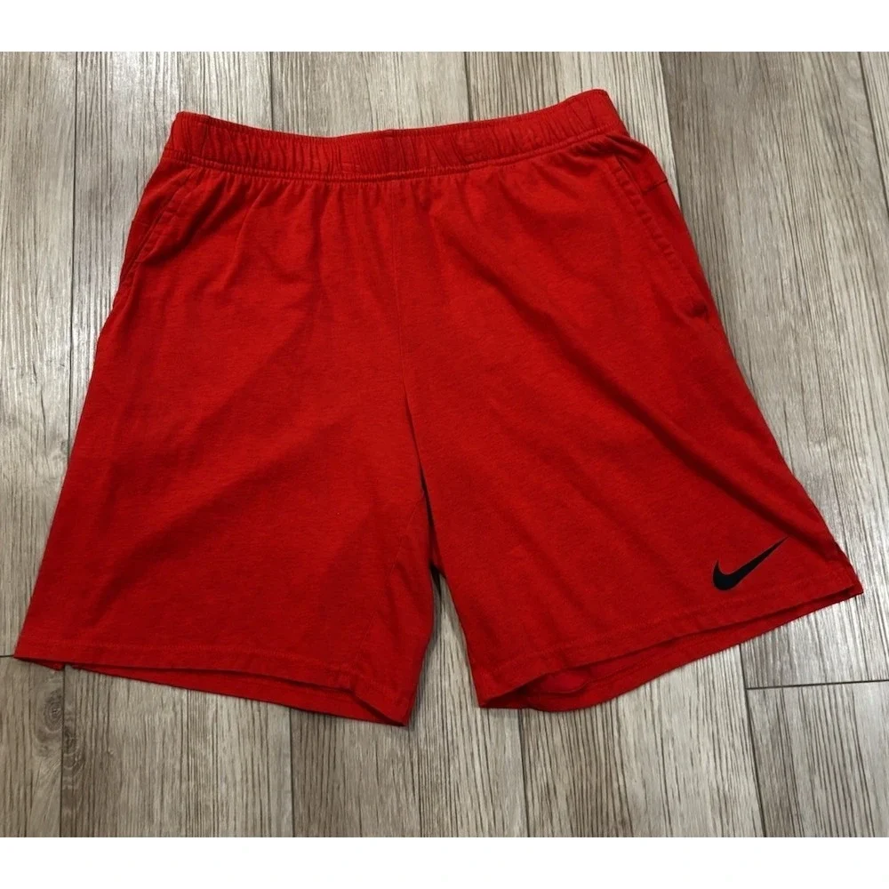 Nike Dri-Fit Athletic Shorts Men's Large Lightweight Gym Activewear Lot Of 2